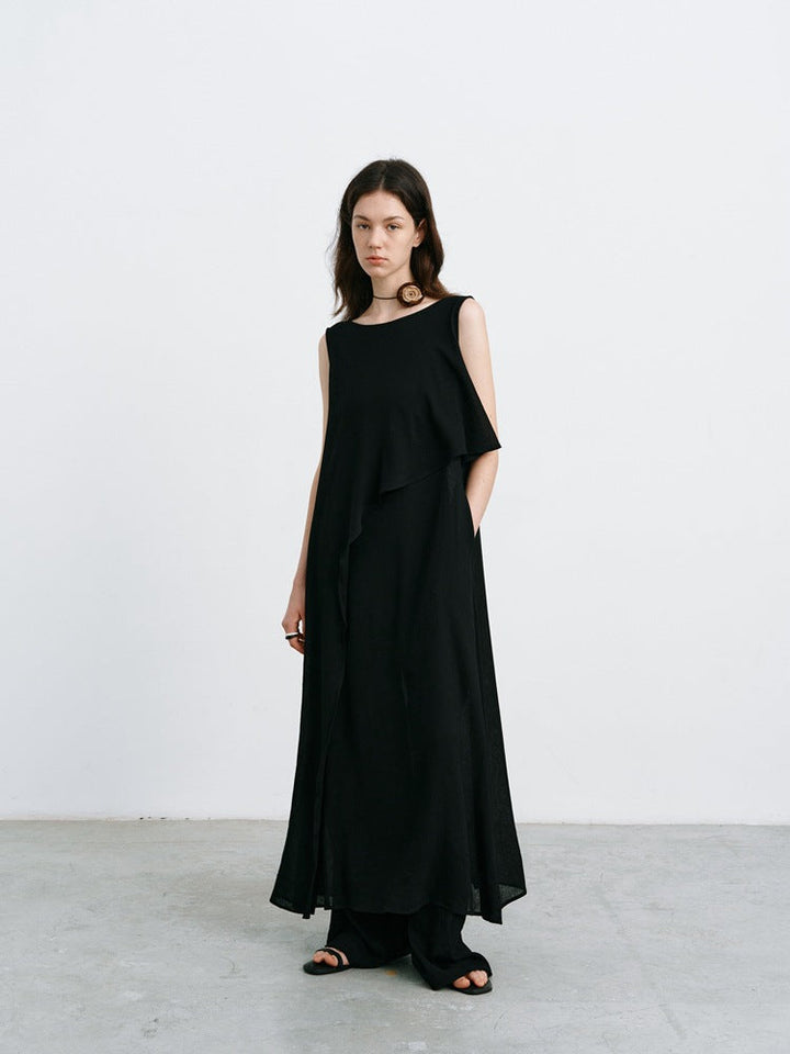 Cassia™ | Temperament Sleeveless Long Dress