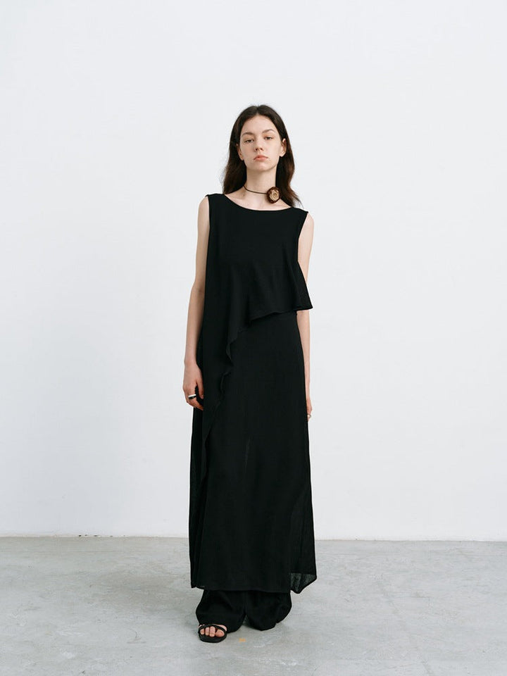 Cassia™ | Temperament Sleeveless Long Dress