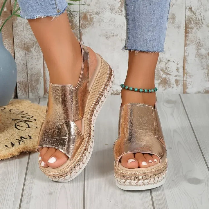 Kimberly™ | Elegant Wedge Sandals