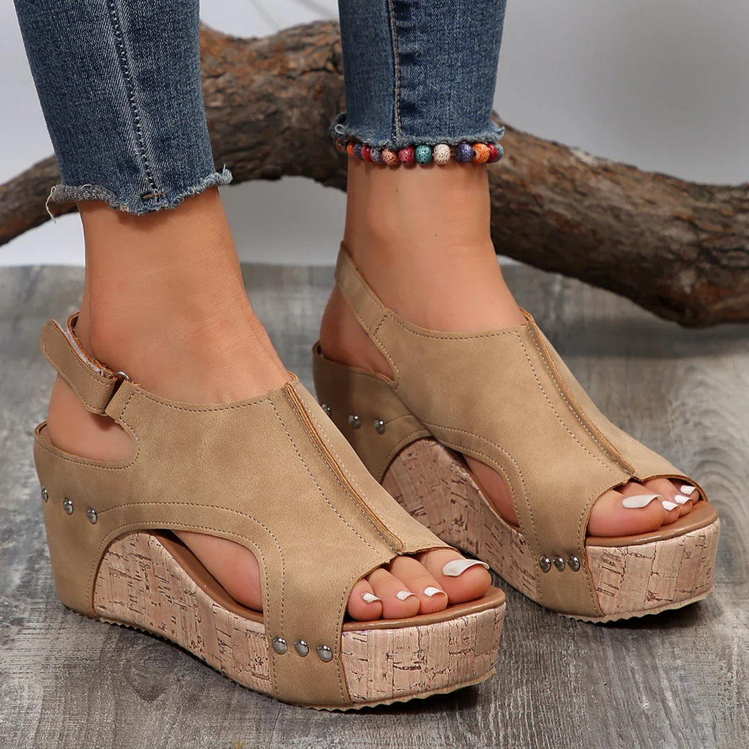 Thalia™ | Stylish Wedge Sandals