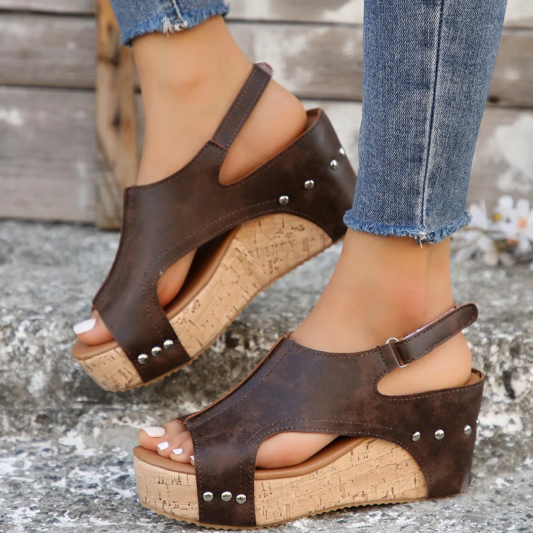 Thalia™ | Stylish Wedge Sandals