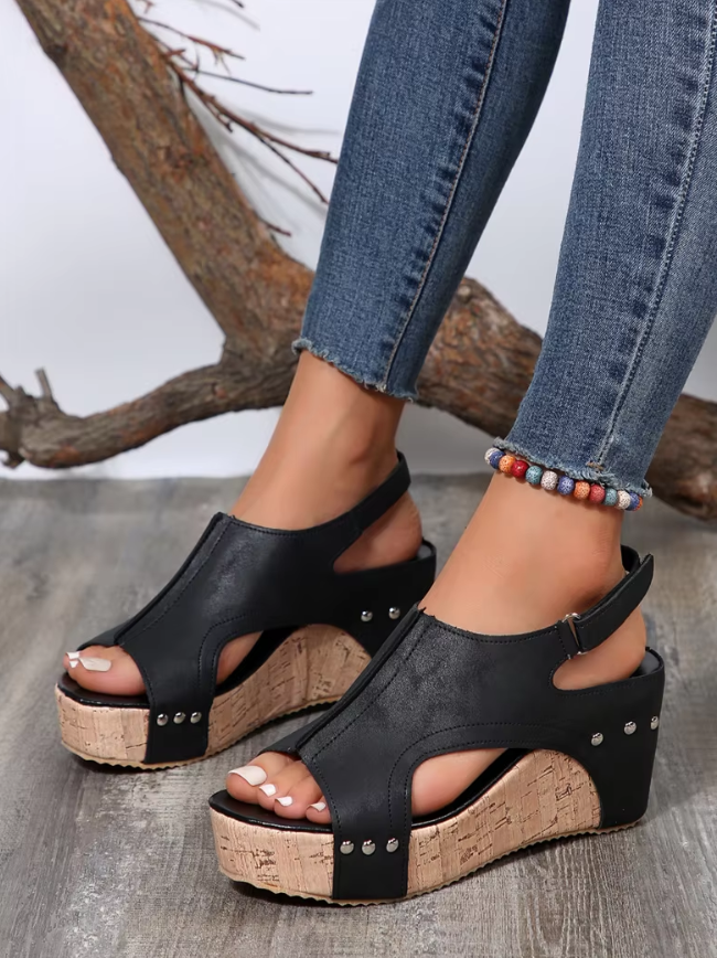 Thalia™ | Stylish Wedge Sandals