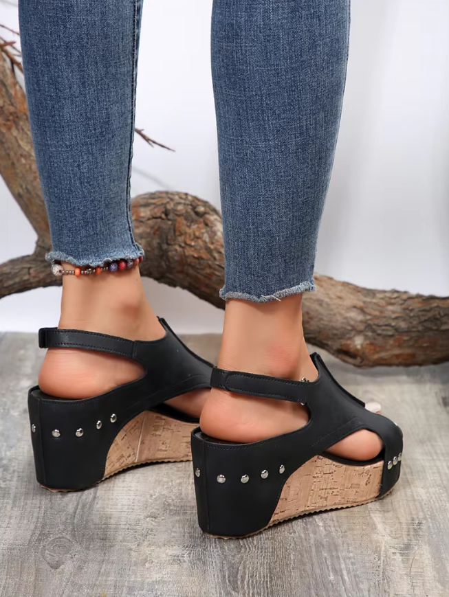 Thalia™ | Stylish Wedge Sandals