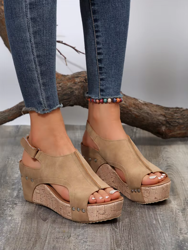 Thalia™ | Stylish Wedge Sandals