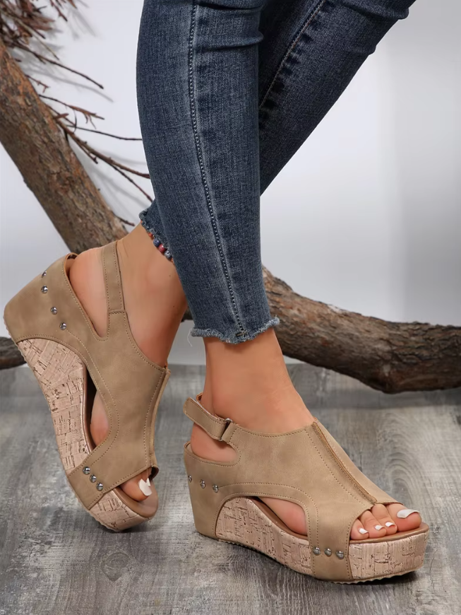 Thalia™ | Stylish Wedge Sandals